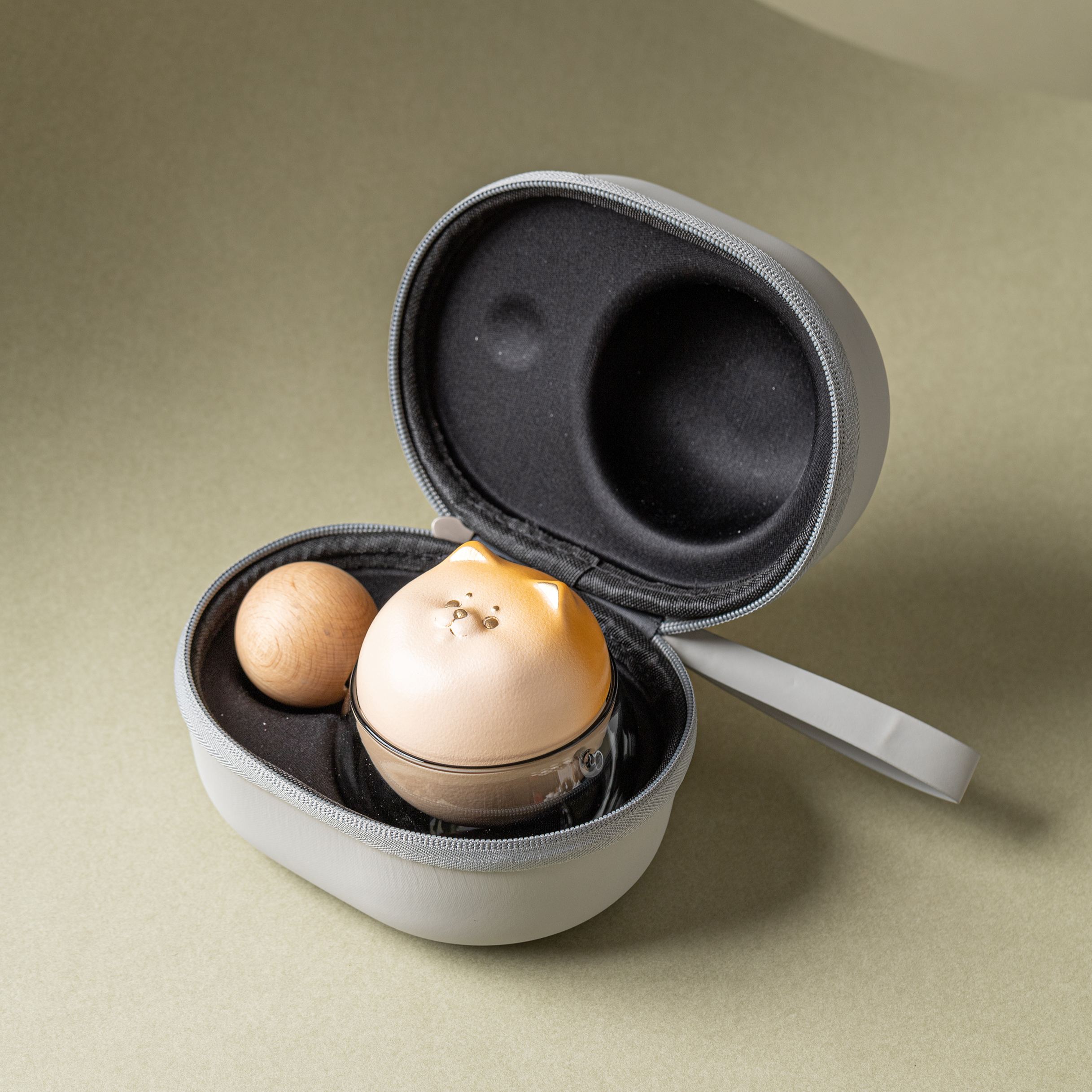 "Shiba Spin" - Portable Tea Set With Rotating Strainer-TeaTsy Official Website