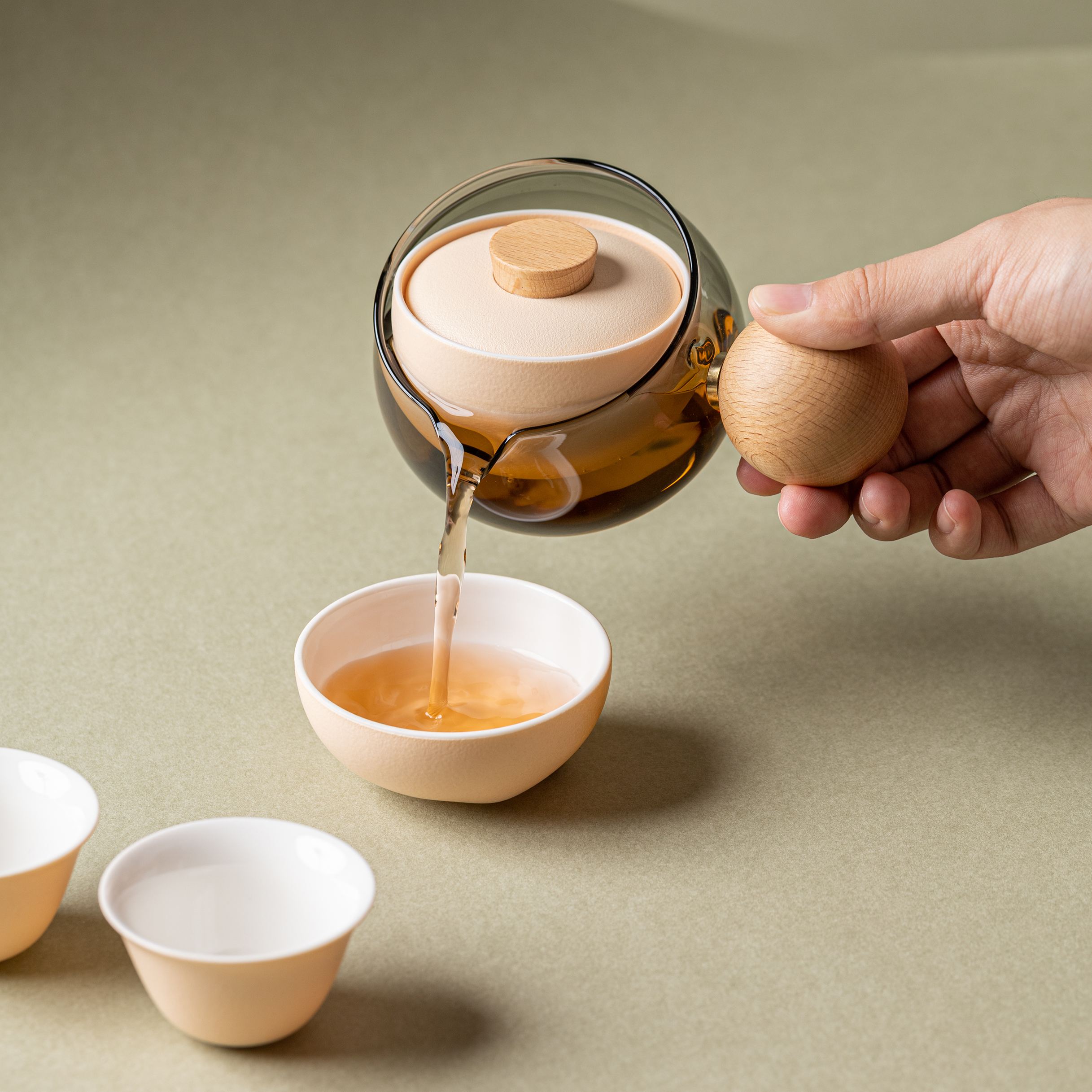 "Shiba Spin" - Portable Tea Set With Rotating Strainer-TeaTsy Official Website