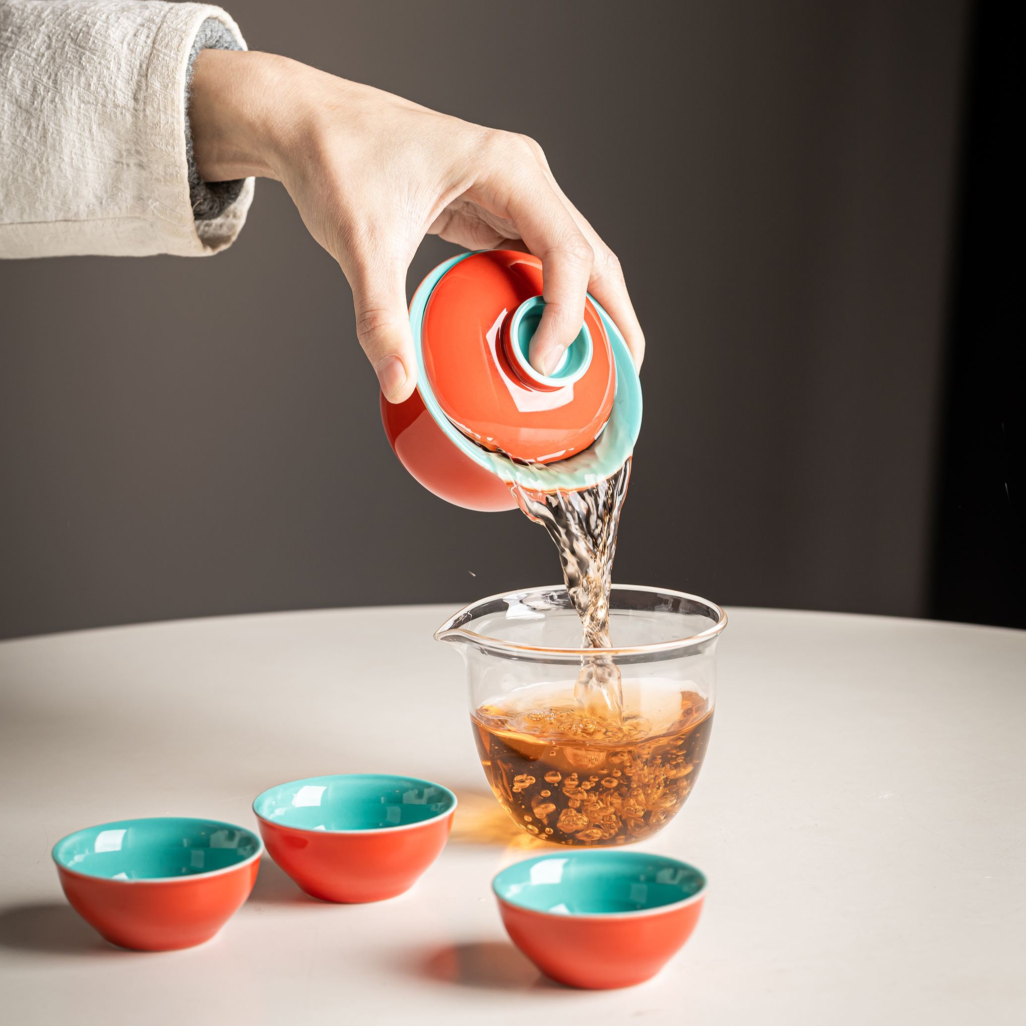 [Copy]Dragon Emerging from the Sea in Clouds /雲龍出海 Travel Set