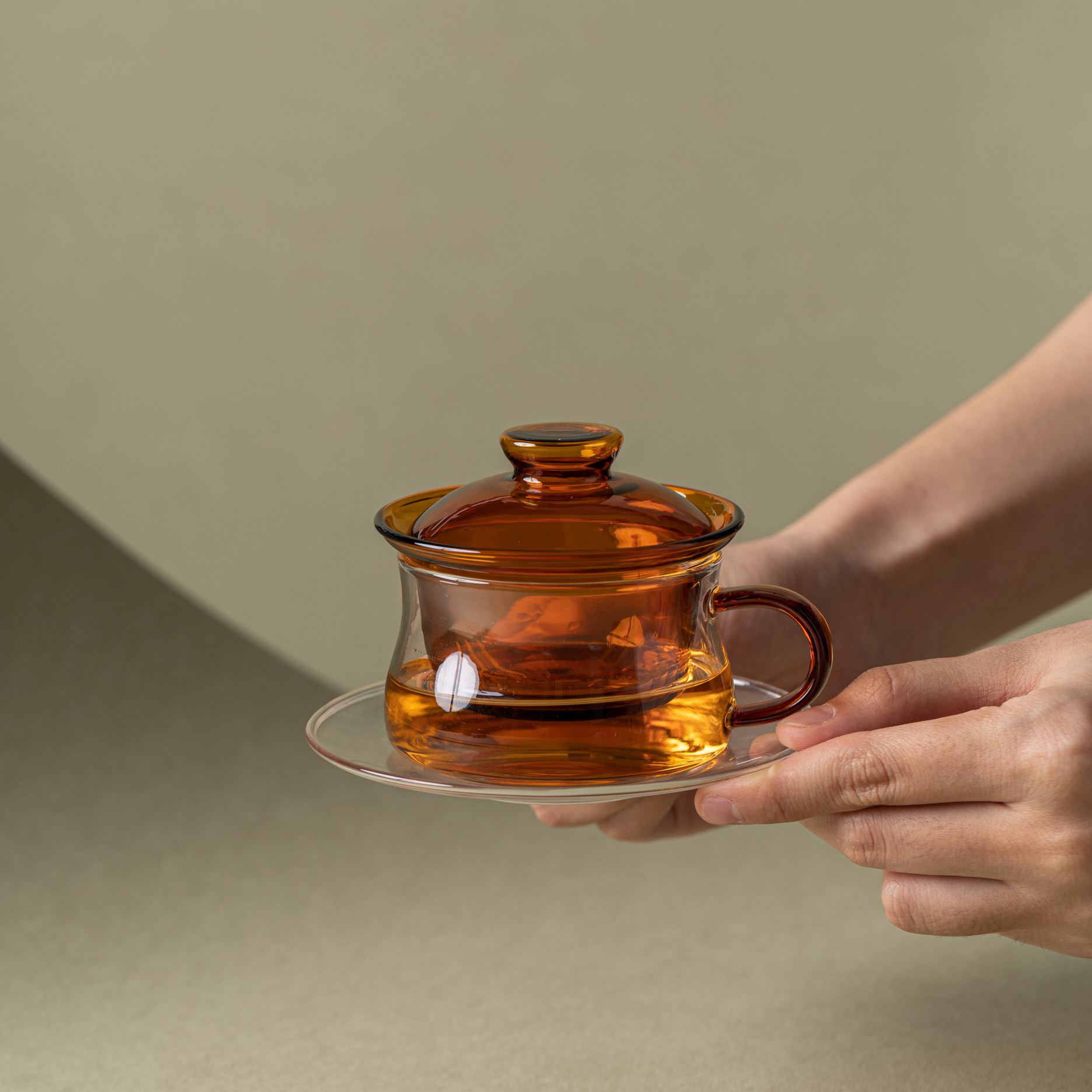 [Copy]"Mossglow" - High-grade Borosilicate Heat-Resistant Glass Teapot with Infuser