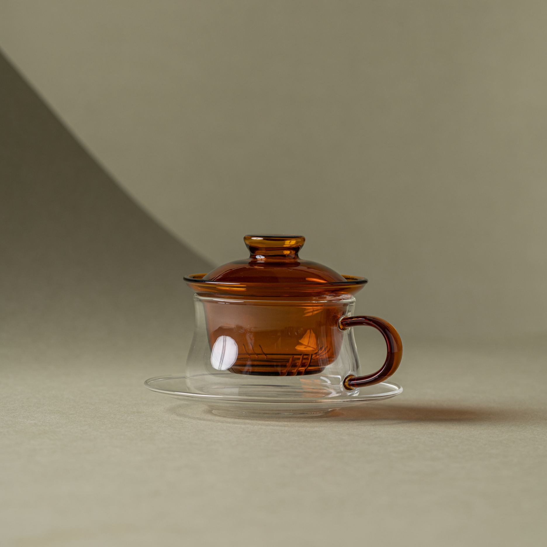 [Copy]"Mossglow" - High-grade Borosilicate Heat-Resistant Glass Teapot with Infuser