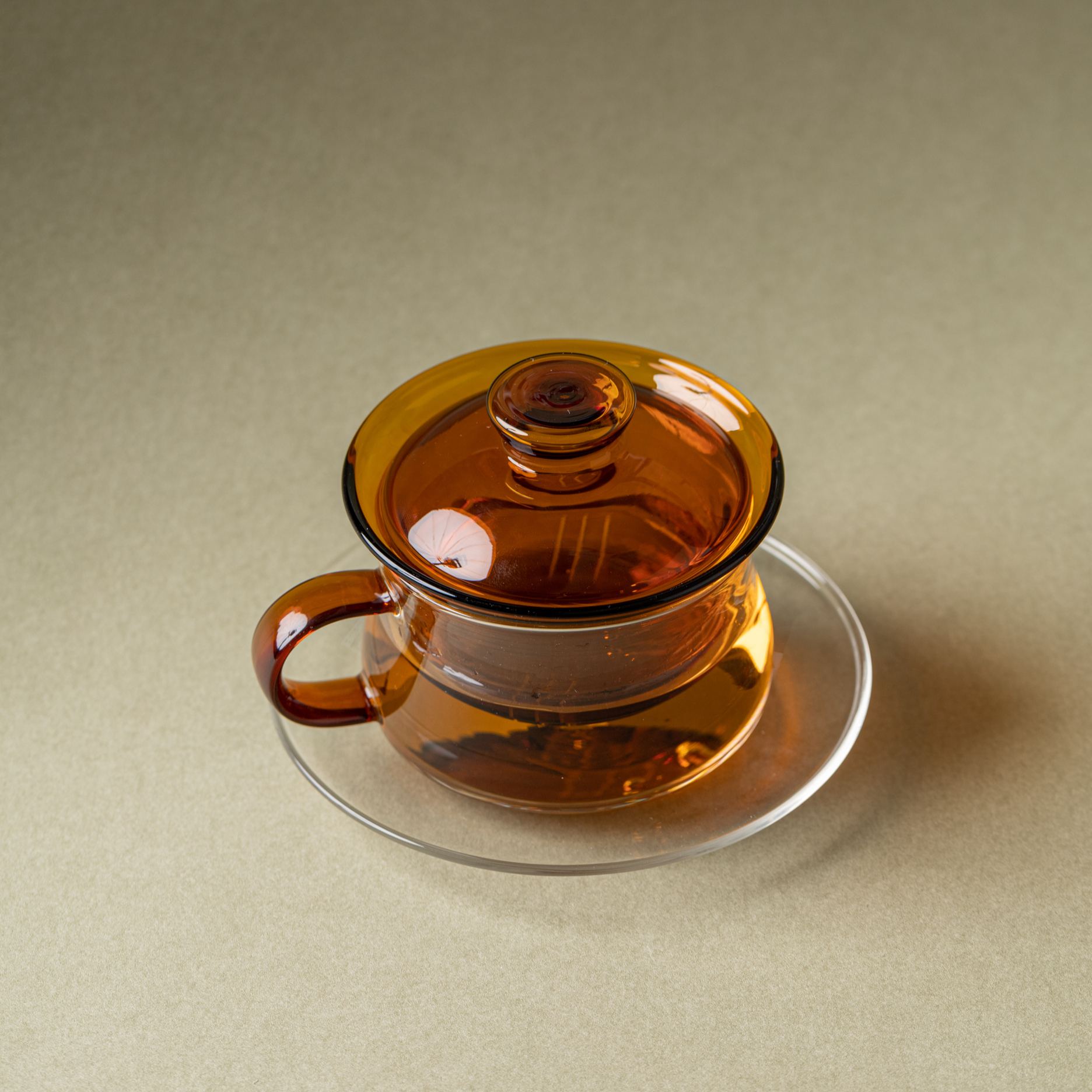 [Copy]"Mossglow" - High-grade Borosilicate Heat-Resistant Glass Teapot with Infuser