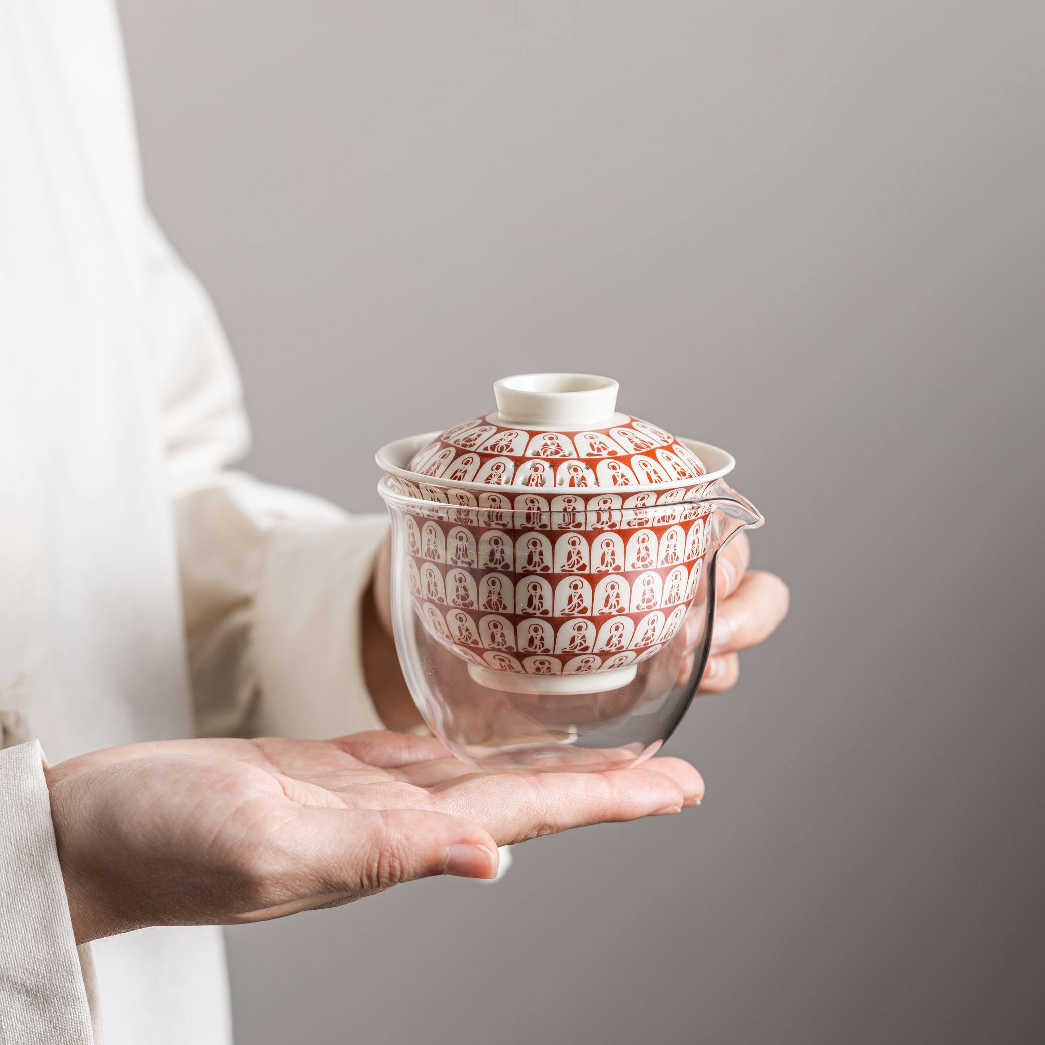 Dunhuang Thousand Buddhas /敦煌千佛 (Lid Drain Holes) Travel Set