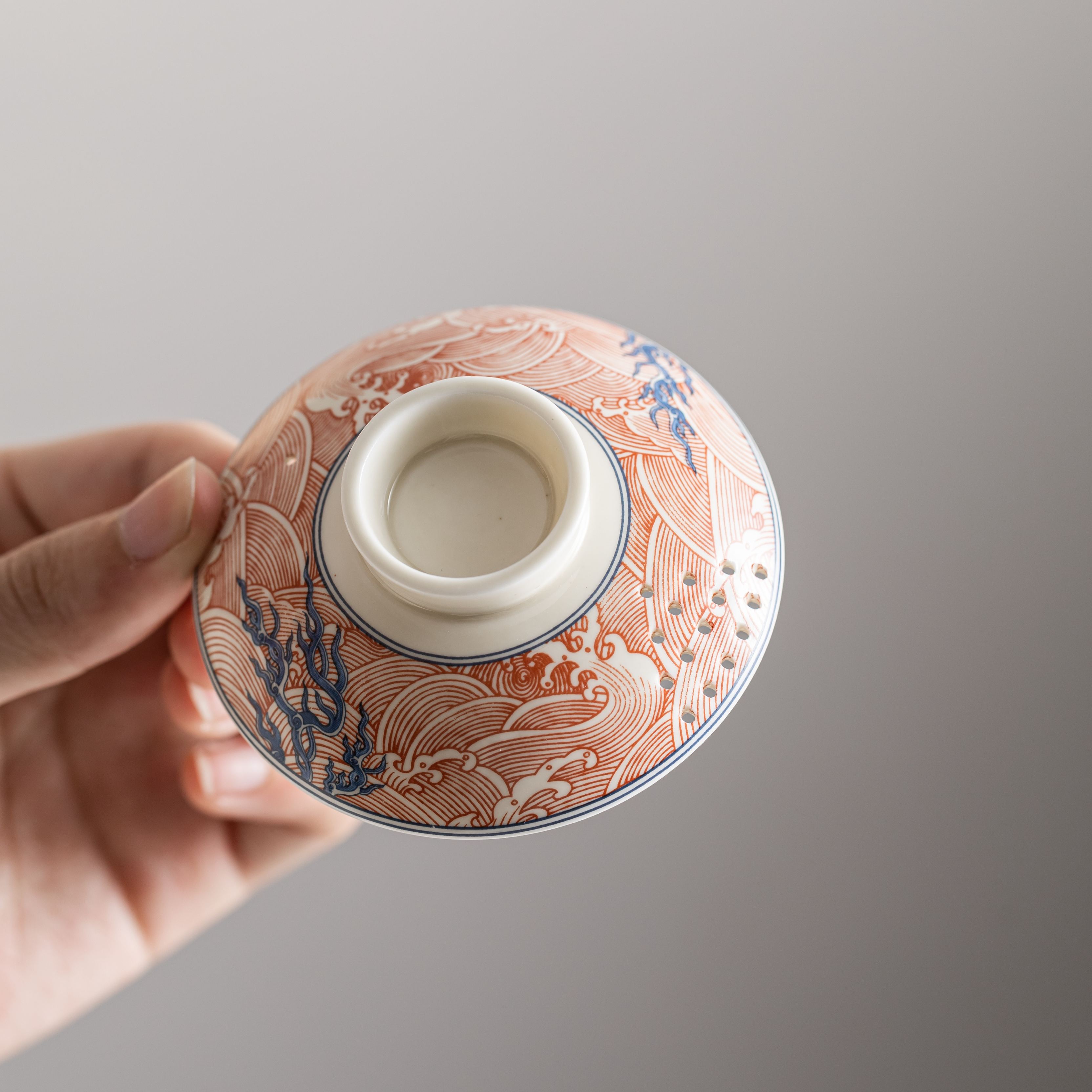 「Upgraded Version」Dragon Emerging from the Sea in Clouds /雲龍出海 (Lid Drain Holes) Travel Set