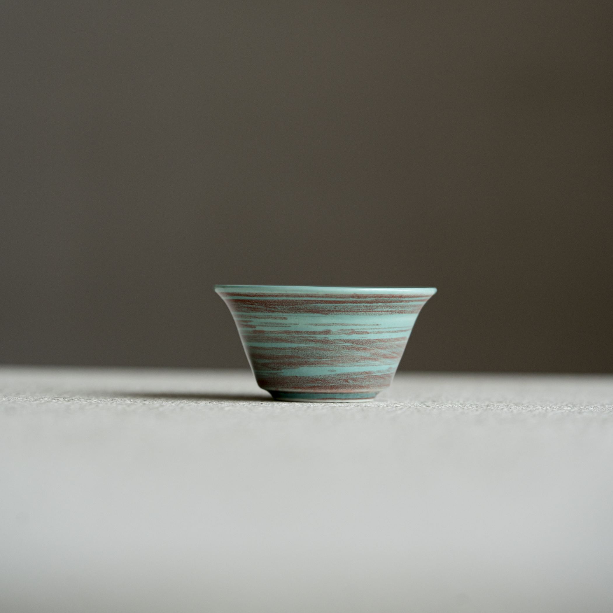 “Ripple” – Hand-Brushed Glaze Natural Texture Tea Set