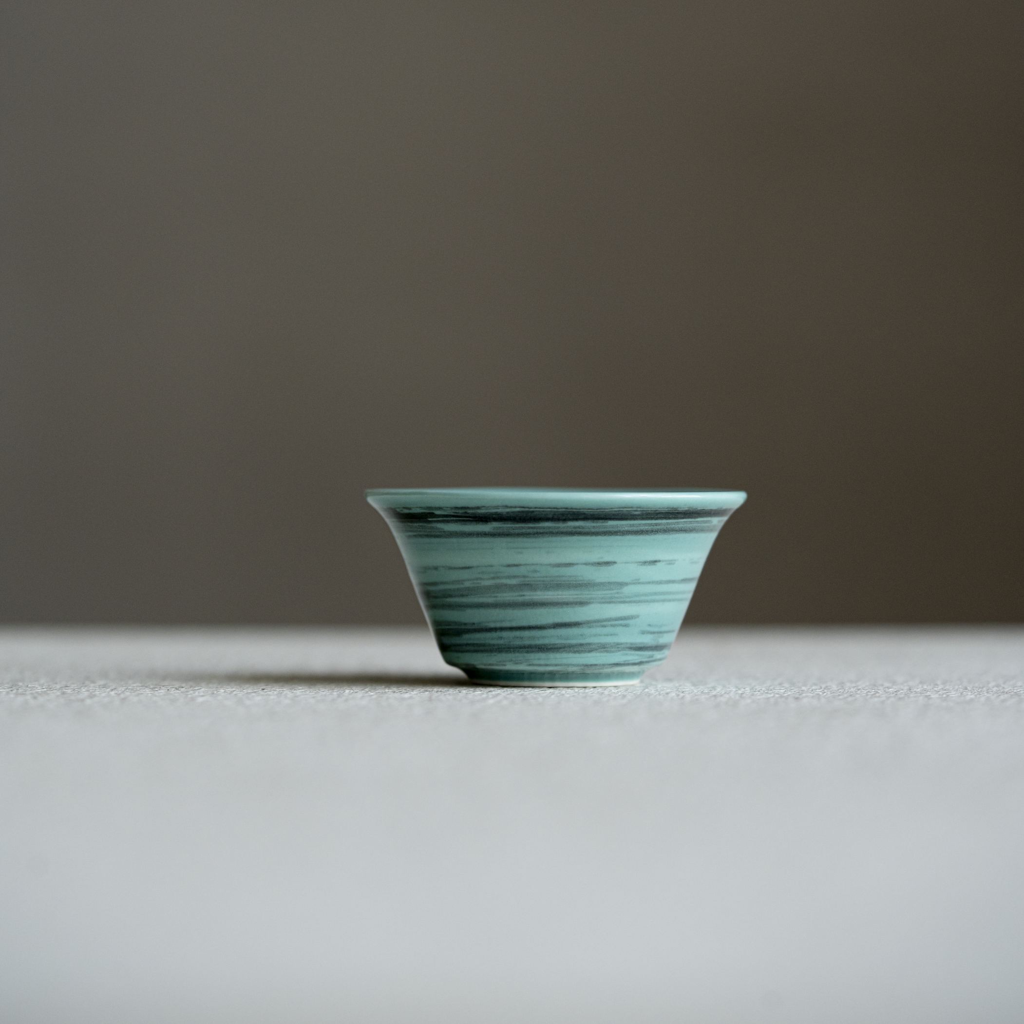 “Ripple” – Hand-Brushed Glaze Natural Texture Tea Set