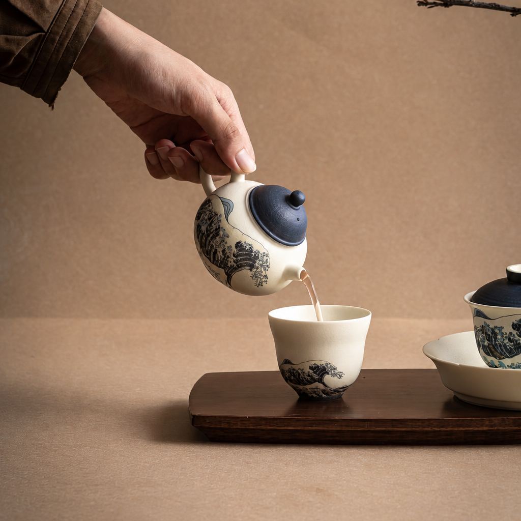 “Great Wave off Kanagawa” – Matte Teaware Collection