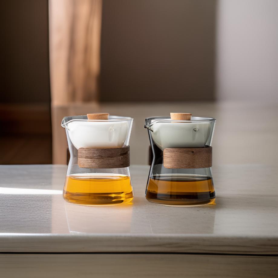 “Vortex” - Heat-Resistant Glass Teapot with Rotating Strainer-TeaTsy Official Website