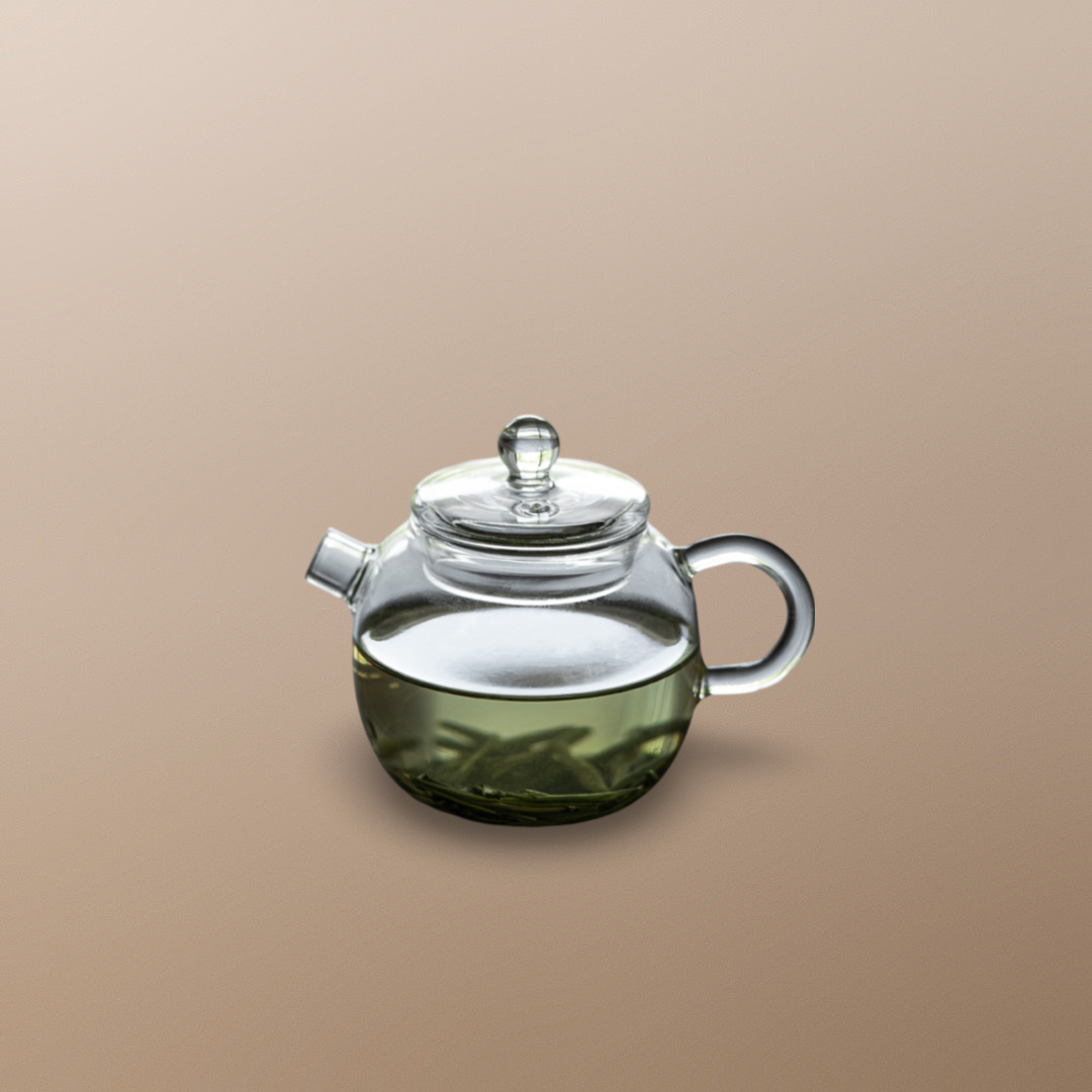 [SALE]"Serendipity" - High-grade Borosilicate Heat-Resistant Glass Mini Teapot (120ml)