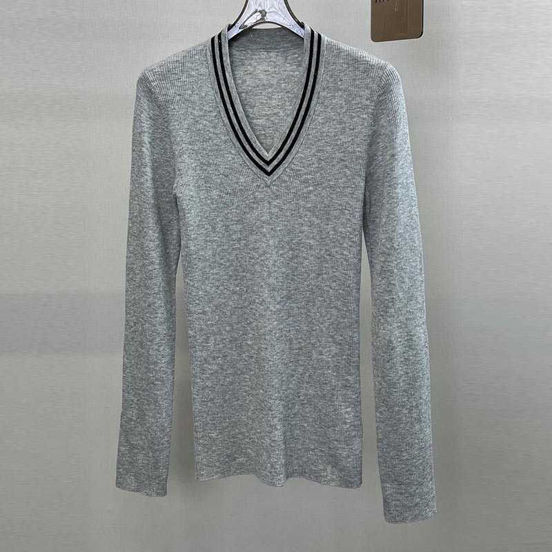 BC Elegant V-neck Slim Fit Cashmere Pullover  C0119