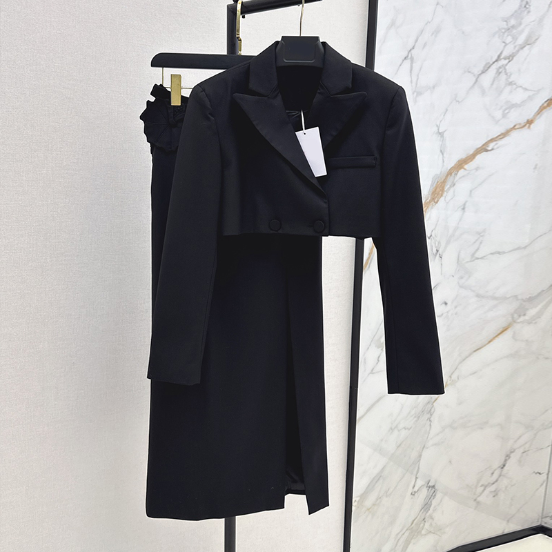 Elegant Black Party Two Piece Set C0824
