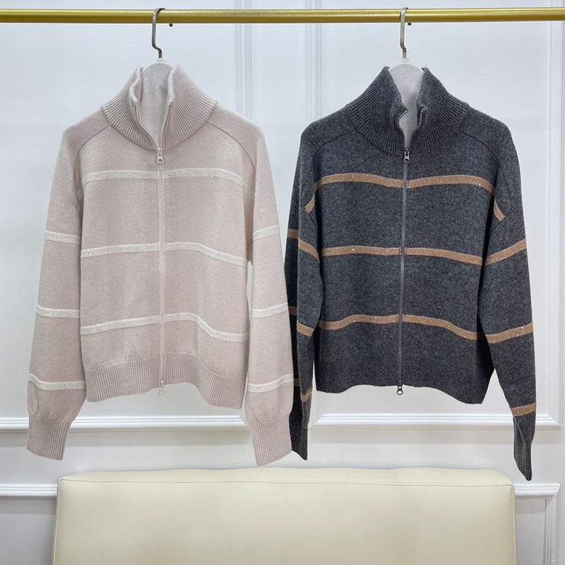 Long Sleeve Cashmere Women's Cardigan Coat L0907