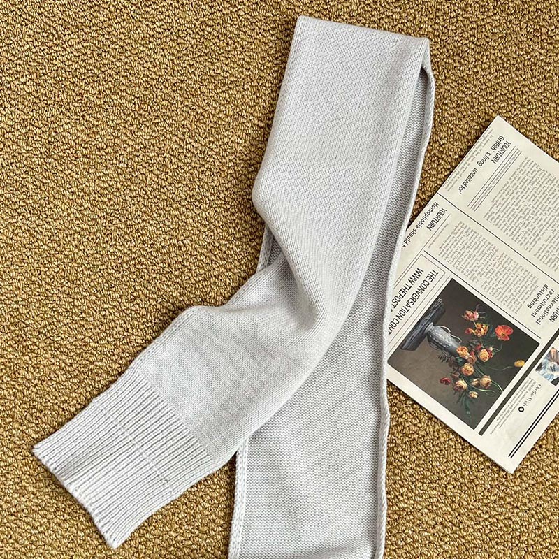 High-quality Soft Wool Warm Solid Color Scarfs  C1275