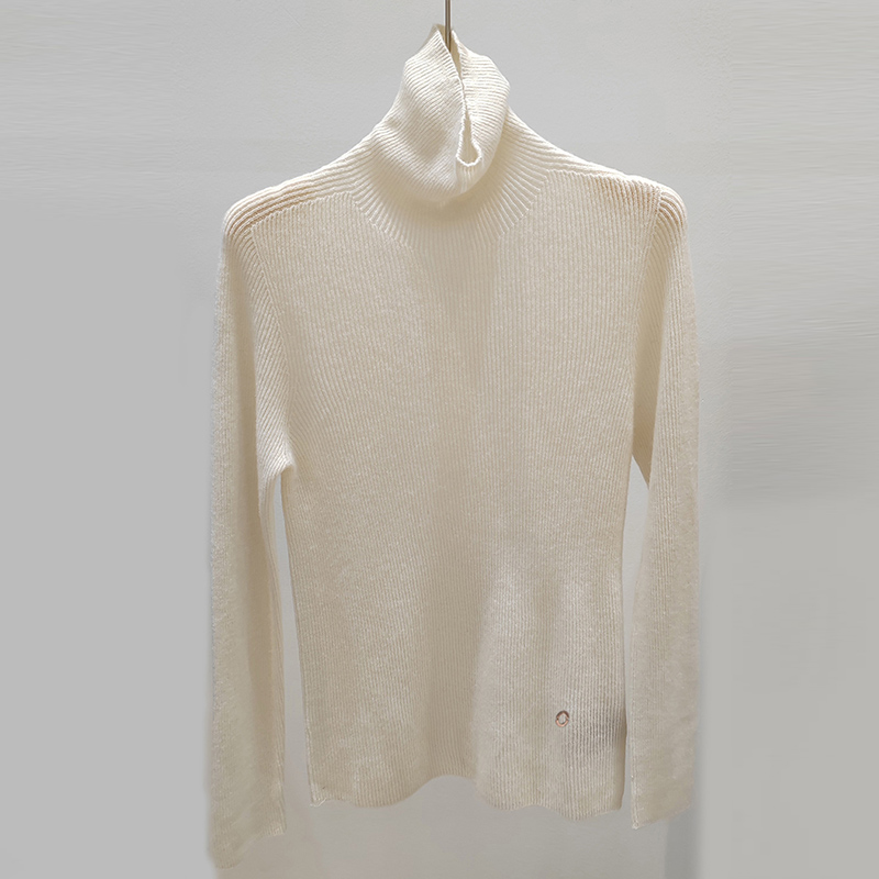 High-quality Women's Pure Cashmere Bottoming Shirt  C1280