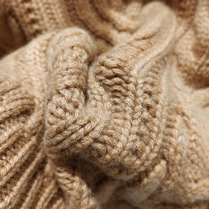 LP High Quality Camel Colored Cashmere Pullover  C0124