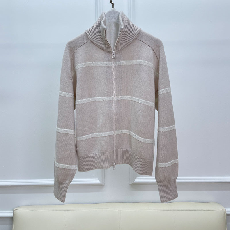 Long Sleeve Cashmere Women's Cardigan Coat L0907