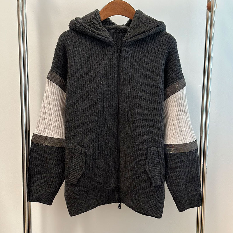 High End Women's Knitted Fur Coat L0916