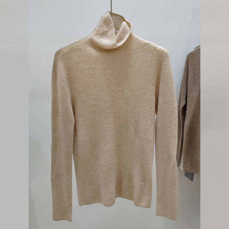 High-quality Women's Pure Cashmere Bottoming Shirt  C1280