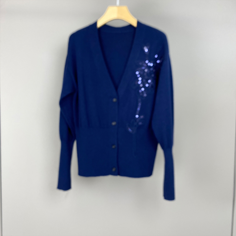 Embroidery Flower Knitted Cardigan C0822