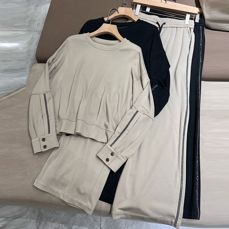 Acetate Wool Women's Hoodie Suits L0902