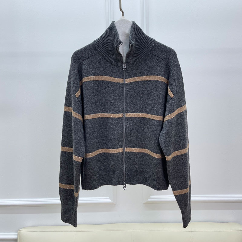 Long Sleeve Cashmere Women's Cardigan Coat L0907