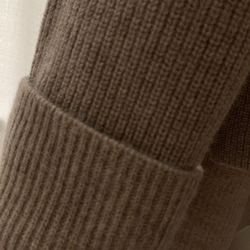 Elegant Solid Colored Cashmere Knit Two Piece Set  C1279