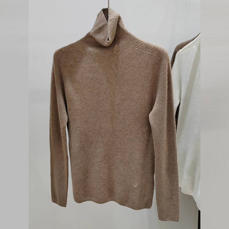 High-quality Women's Pure Cashmere Bottoming Shirt  C1280