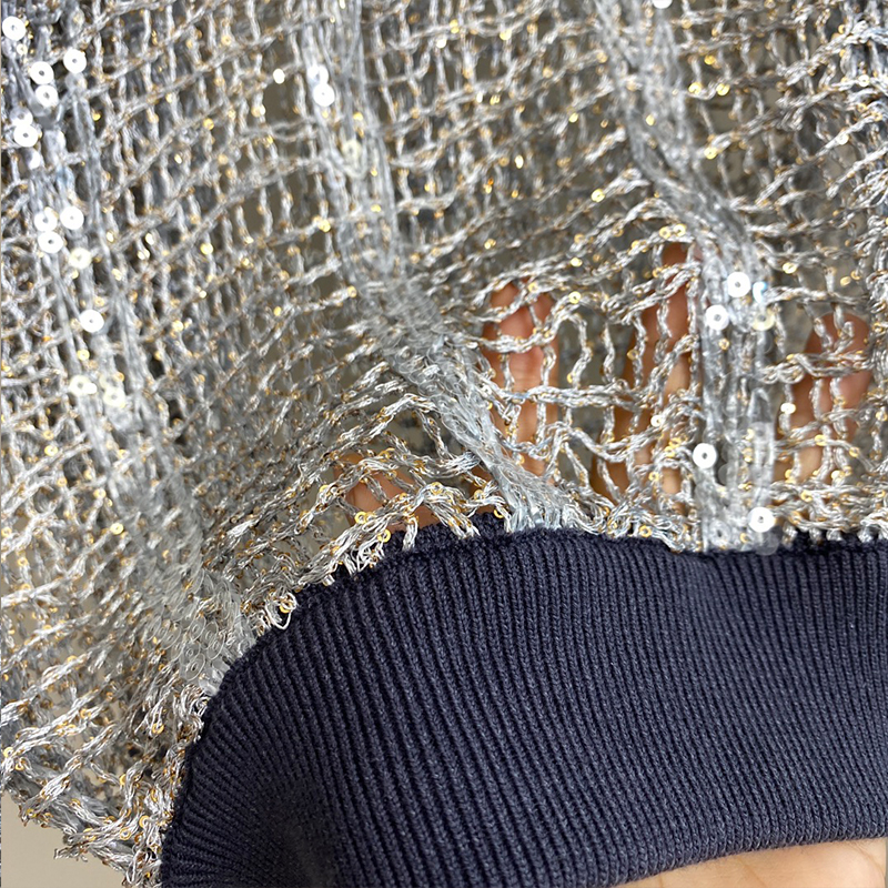 Linen Hollow Zipper Cardigan C0817