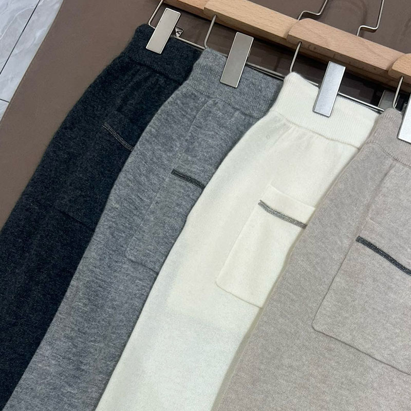 Cashmere Solid Color Two-piece Set P0902