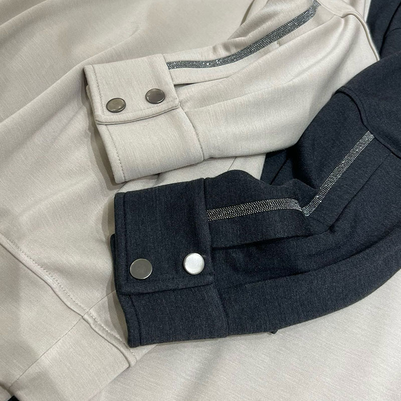 Acetate Wool Women's Hoodie Suits L0902