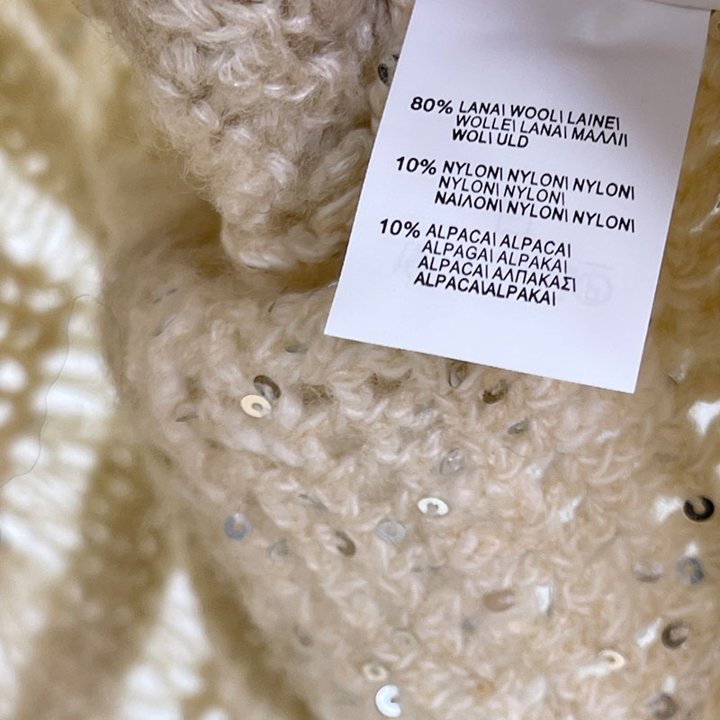 Sequined Long Sleeve Women's Cardigan Sweater L0848