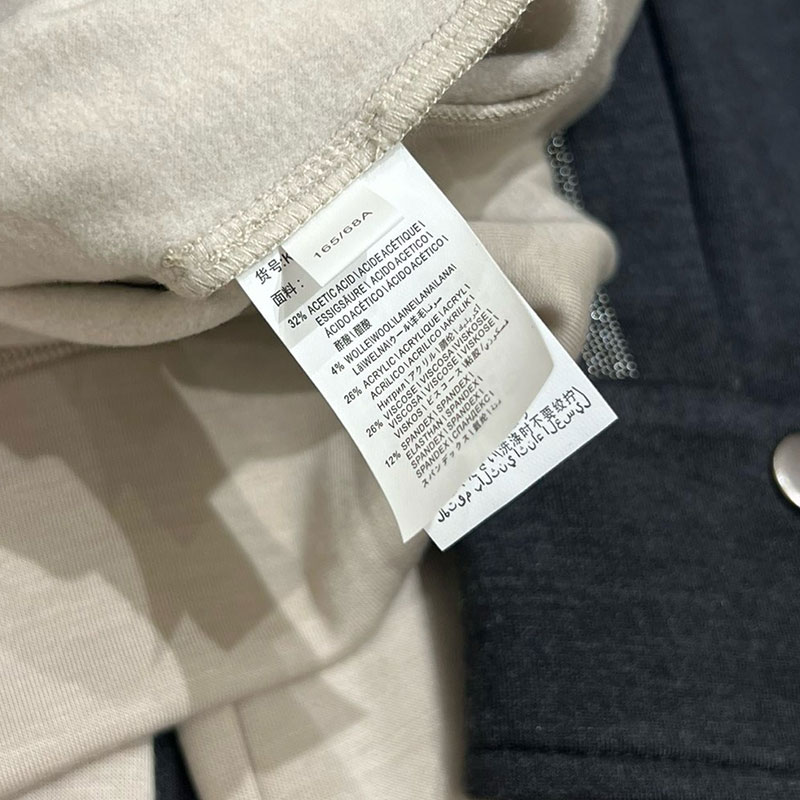 Acetate Wool Women's Hoodie Suits L0902