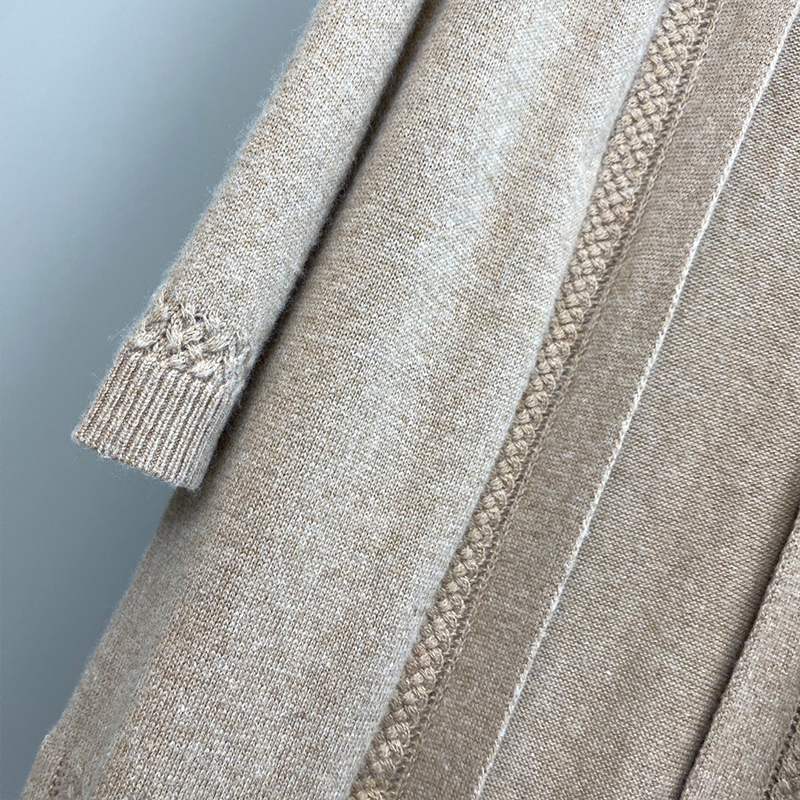  Cashmere Wool Long Knitted Cardigan C0816