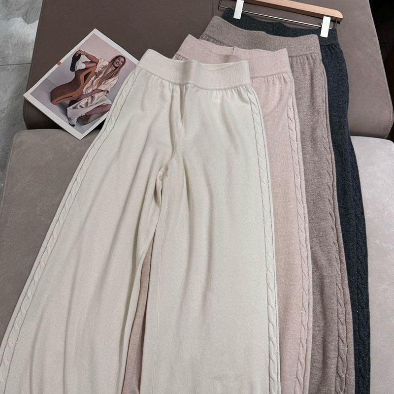 Women Cashmere Two-piece Set P0901