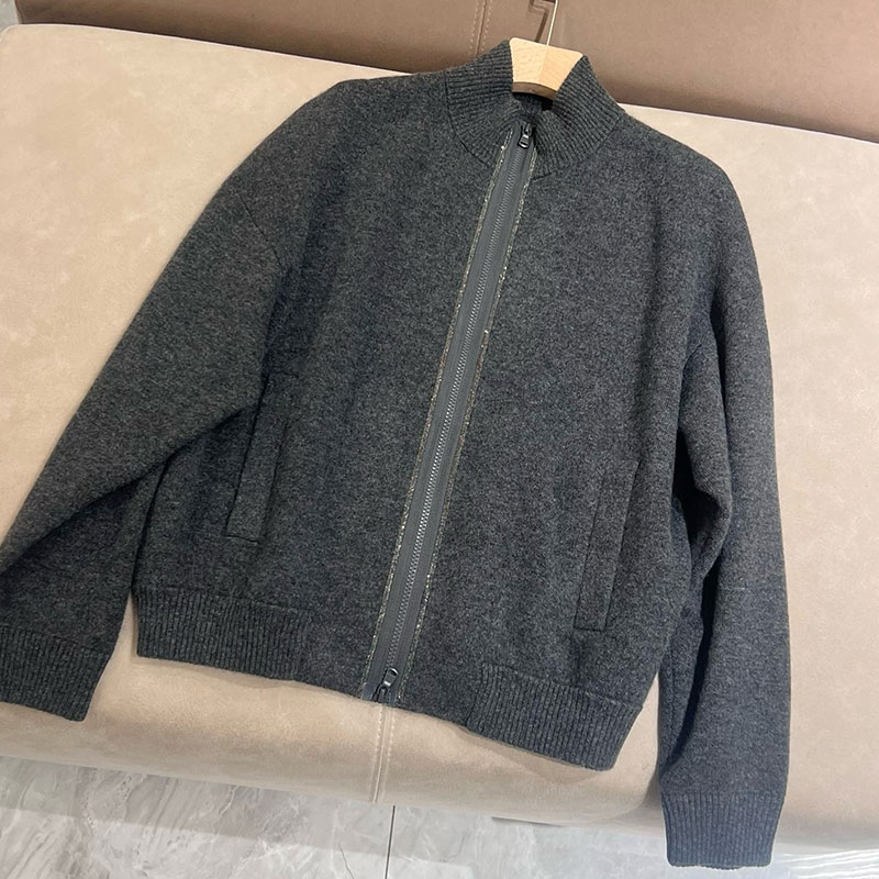 High Quality Cashmere Bead Women's Knitted Cardigans L0901