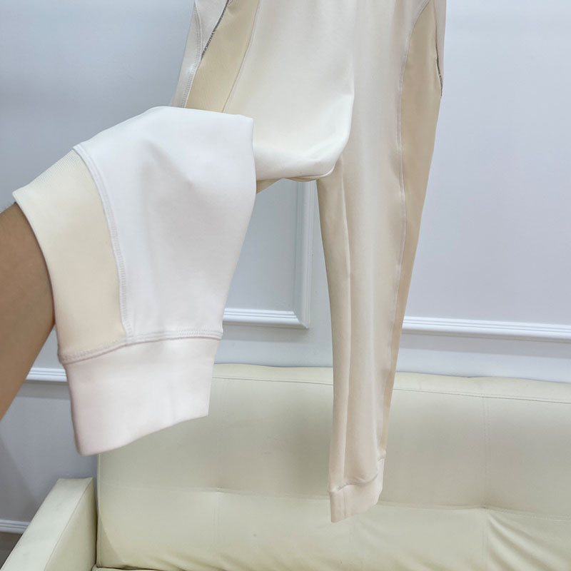 Elastic Waist Straight Leg Lace Up Women's Pants P0914