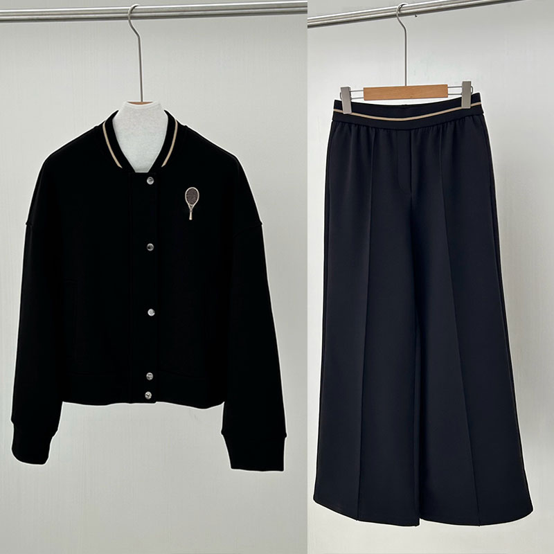 Fashion Cotton Blend Women's Suits L0906