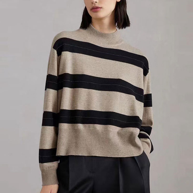 O Neck Women's Knitted Pullovers L0915