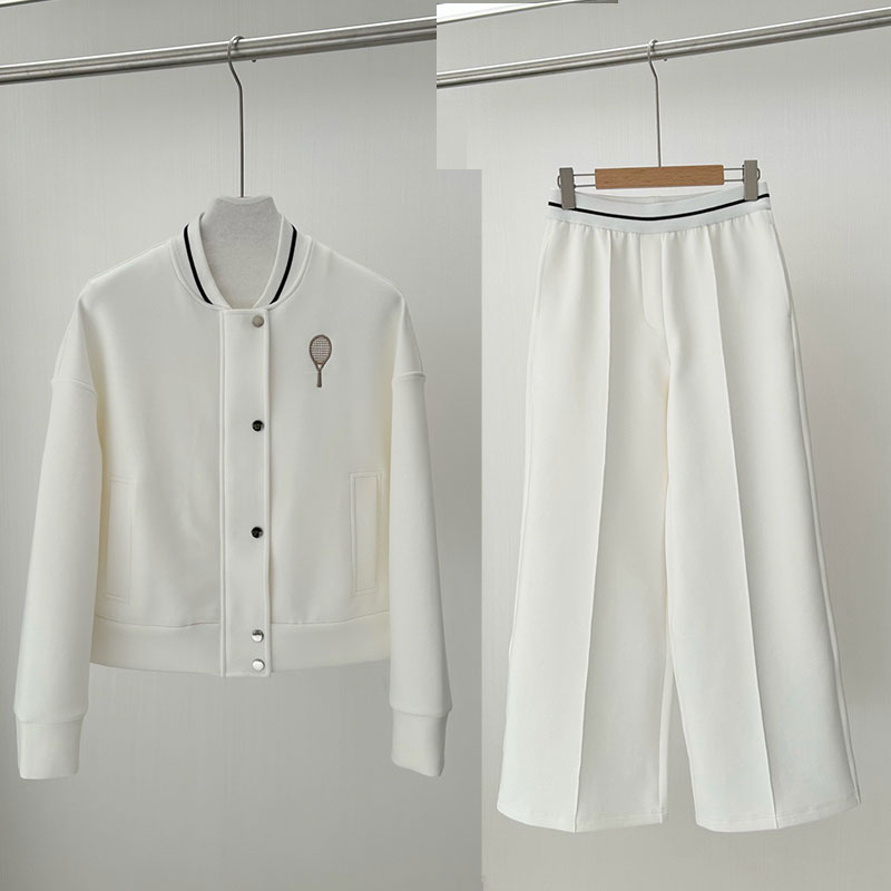 Fashion Cotton Blend Women's Suits L0906