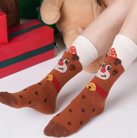 Christmas Socks Female Cute Cartoon 