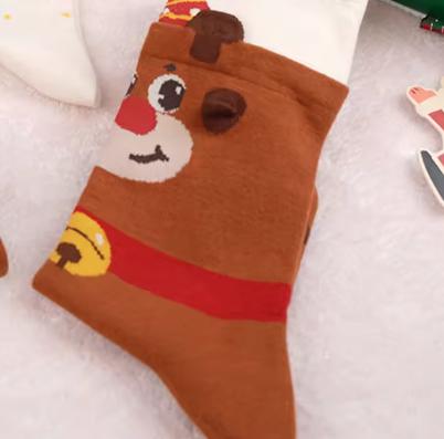 Christmas Socks Female Cute Cartoon 