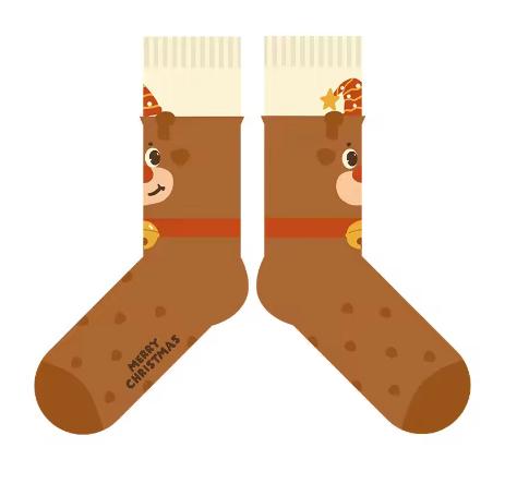 Christmas Socks Female Cute Cartoon 