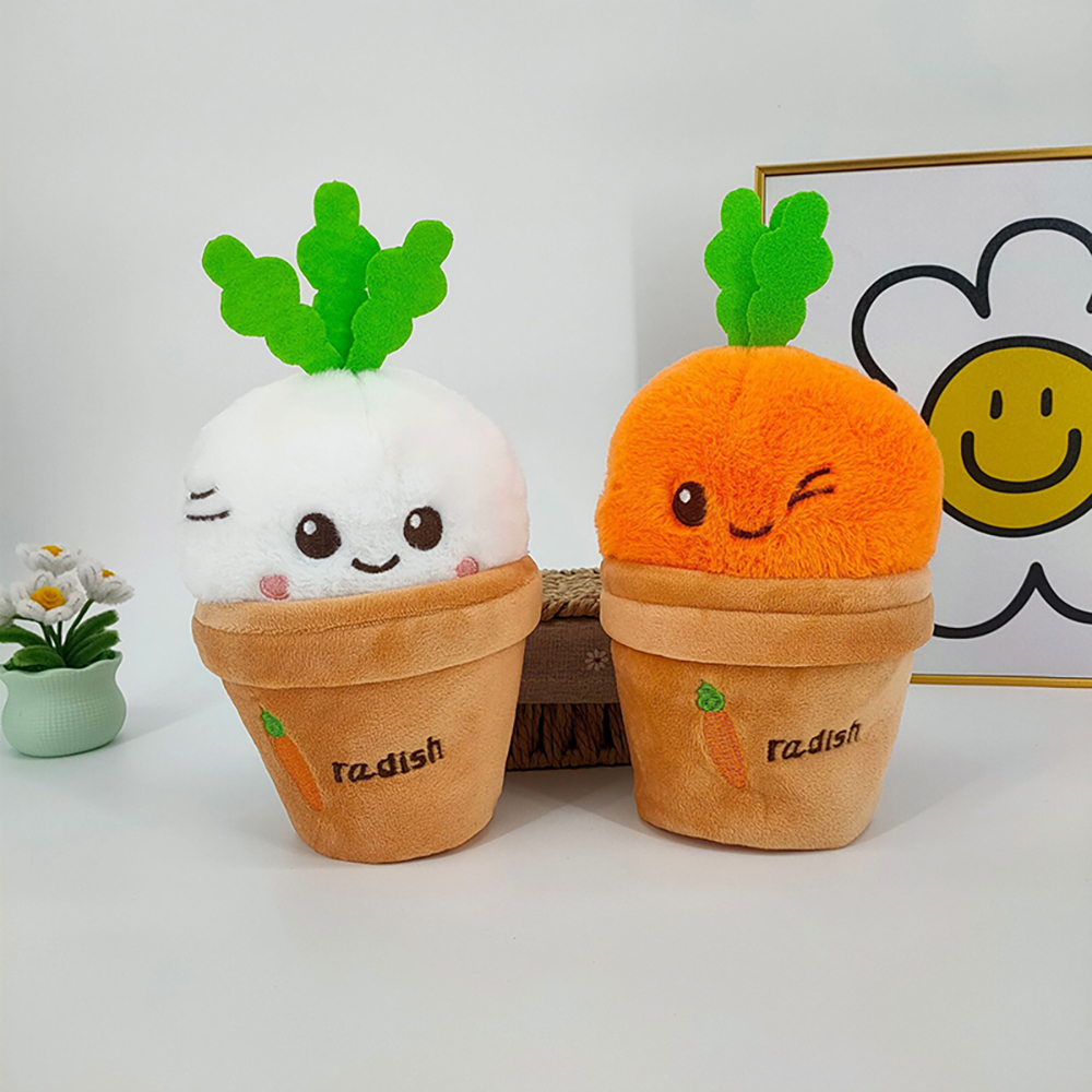 Trendy Radish Pillow for Young Adults - Soft Toy with Unique Style