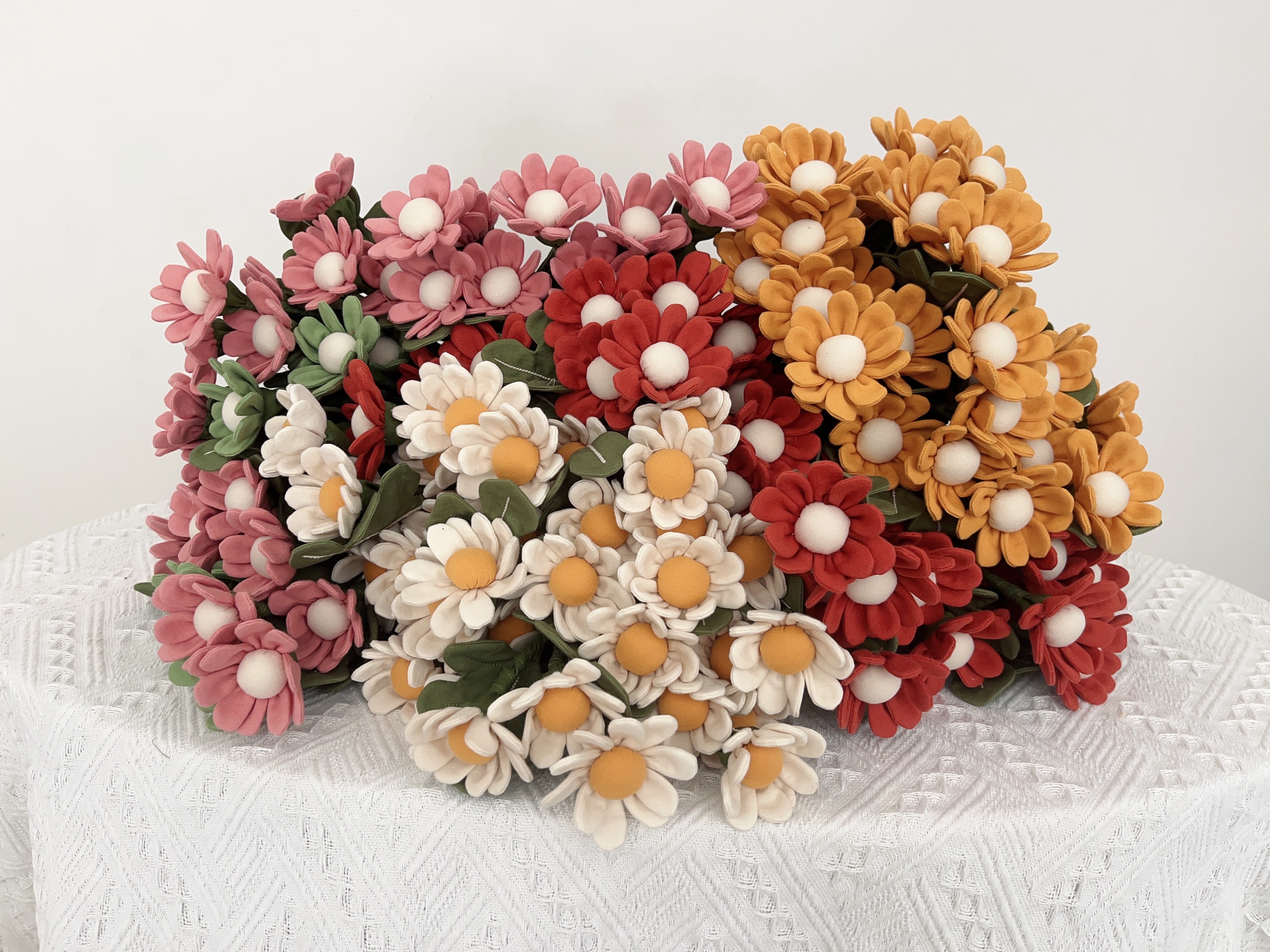 DIY Fabric flowers