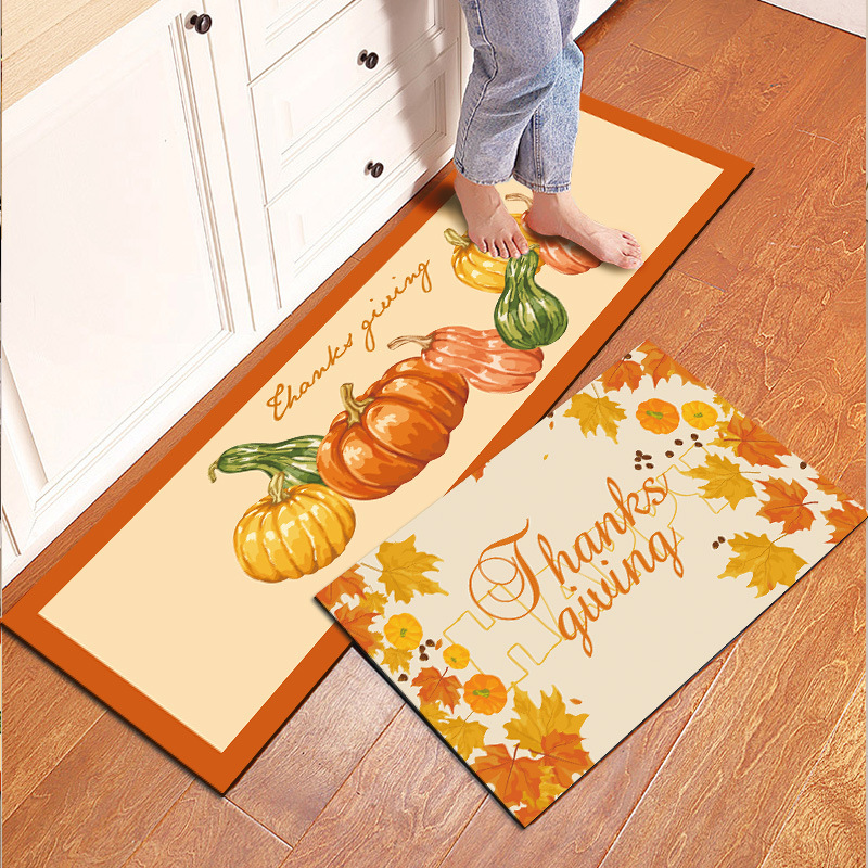 Grateful floor mat, kitchen and bathroom door absorbent non slip mat, bathroom floor mat, entrance door mat