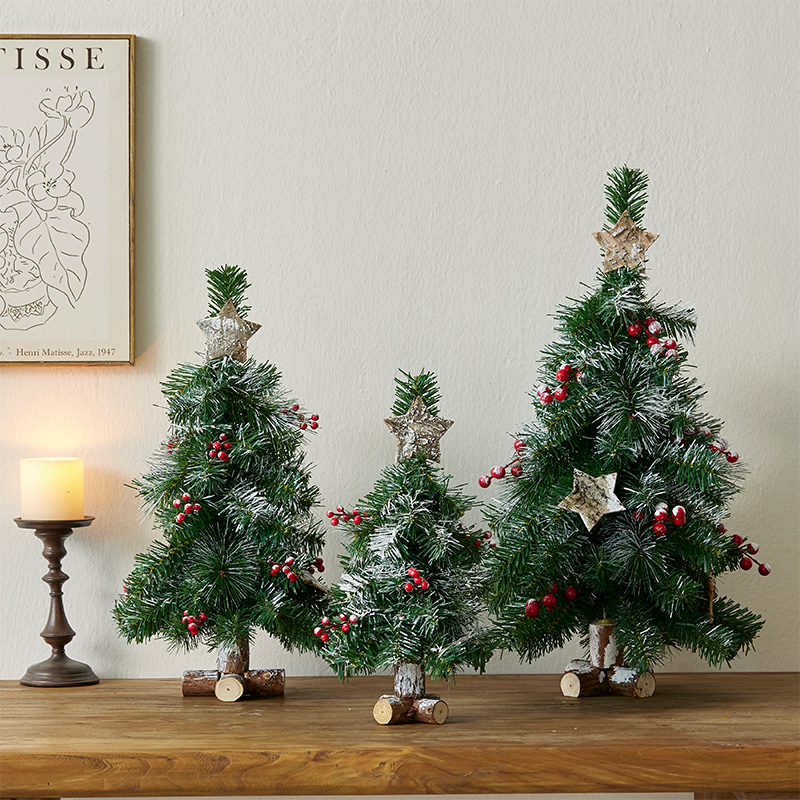 Christmas tree, Christmas ornaments, decorations, Christmas tree desktop ornaments, scene layout, door decorations