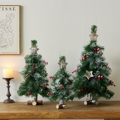 Christmas tree, Christmas ornaments, decorations, Christmas tree desktop ornaments, scene layout, door decorations