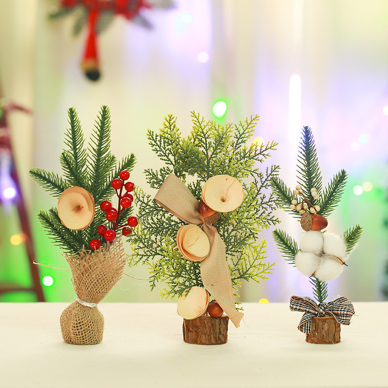 Mini Christmas Tree for Desk and Christmas Decorations