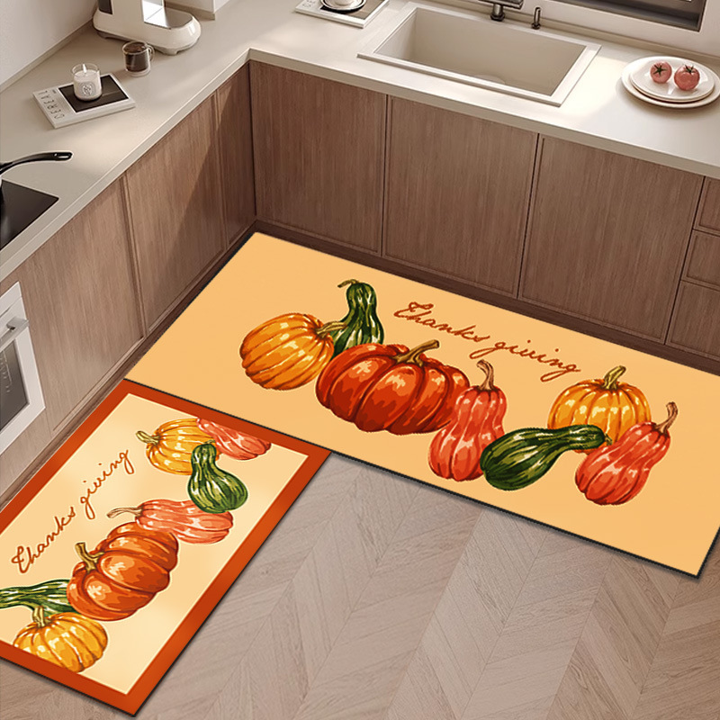 Grateful floor mat, kitchen and bathroom door absorbent non slip mat, bathroom floor mat, entrance door mat