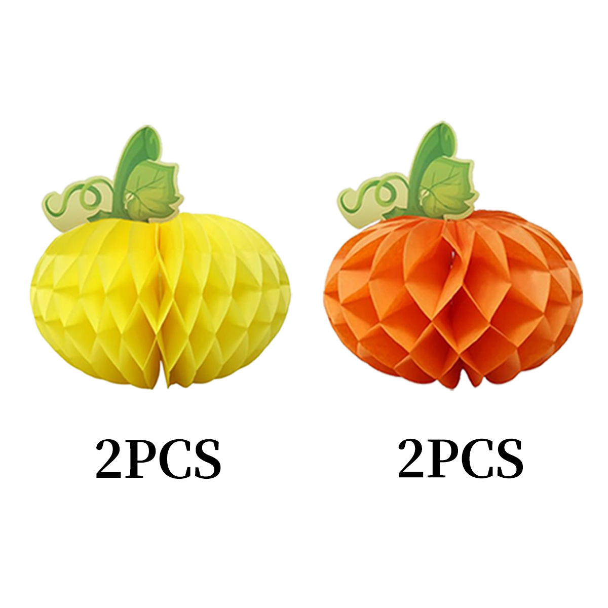 Happy Thanksgiving Banner Swallowtail Flag Maple Leaf Pullflower Pumpkin Honeycomb Ball Pendant Set